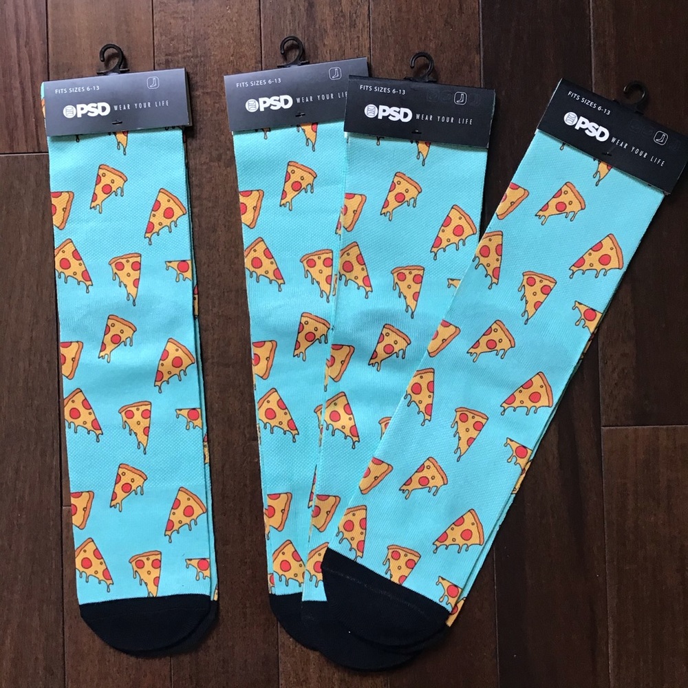 PSD Pizza Drip Socks